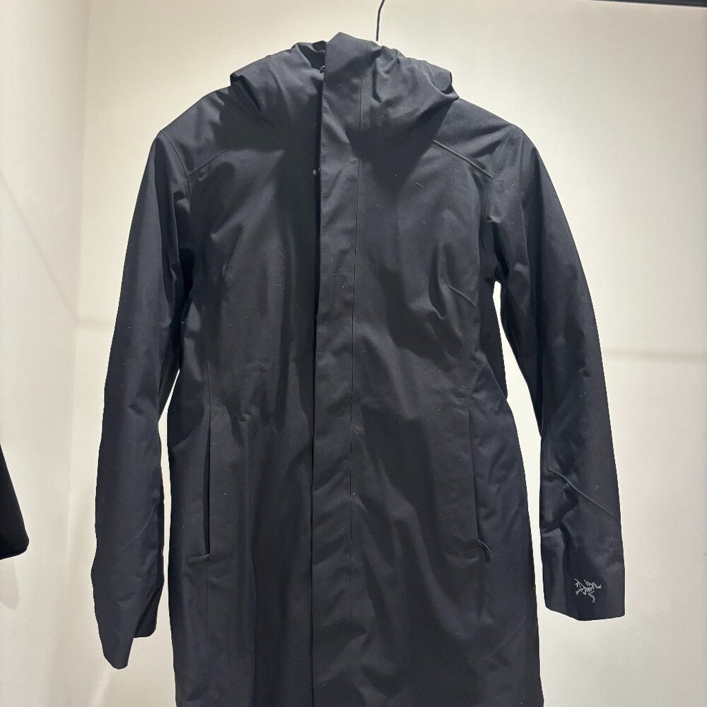 Arcteryx Knee Length Black Jacket